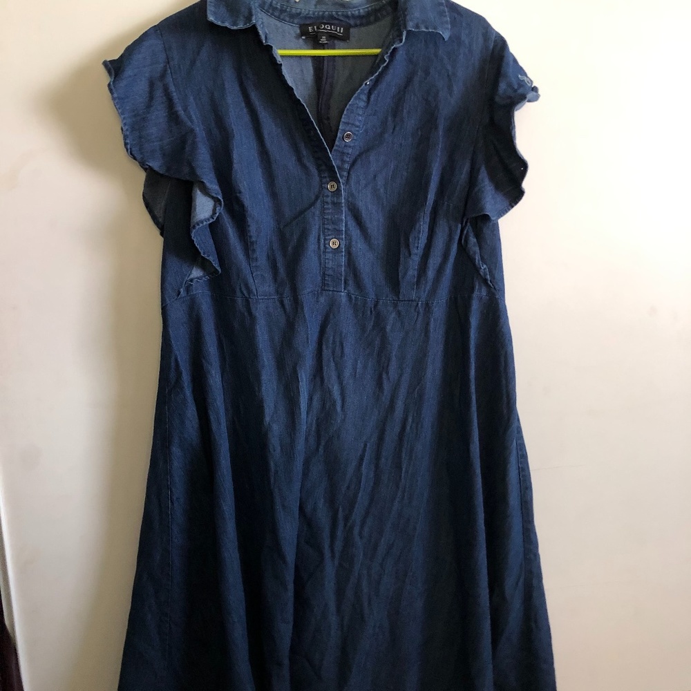 Denim Dress - ELOQUII Size 22